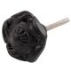 Black Flower Metal Knobs